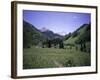 Grassland Surrounded by Mountains, Colorado-Michael Brown-Framed Photographic Print