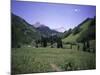 Grassland Surrounded by Mountains, Colorado-Michael Brown-Mounted Photographic Print