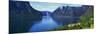 Grassy Hillside Along Norwegian Fjord, Norway-null-Mounted Photographic Print