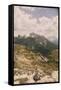 Grassy Mountain Slopes-Aledanda-Framed Stretched Canvas