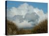 Grassy Sand Dunes and Clouds-Katrin Adam-Stretched Canvas