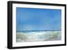 Grassy Seascape-Julie DeRice-Framed Art Print