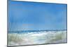 Grassy Seascape-Julie DeRice-Mounted Art Print