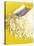 Grated Cheese with Grater on Yellow Plate-Dave King-Stretched Canvas
