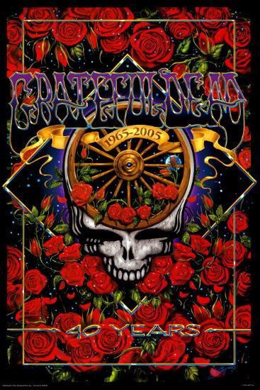 Grateful Dead 40th Anniversary-null-Lamina Framed Poster