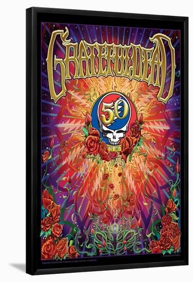 Grateful Dead - 50th Anniversary - Regular Poster-null-Framed Standard Poster