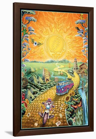 Grateful Dead - Golden Road-null-Framed Poster