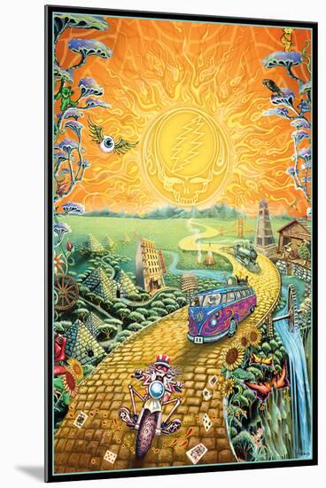 Grateful Dead - Golden Road-null-Mounted Poster