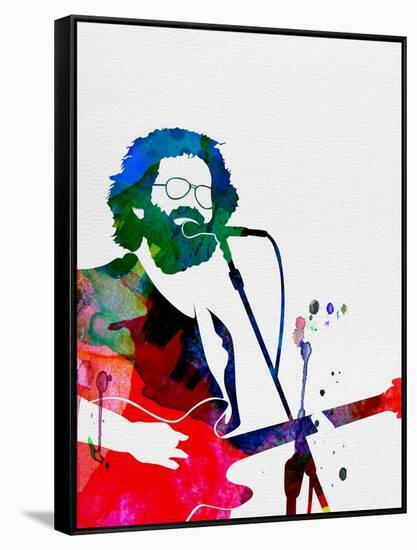 Grateful Dead Watercolor-Lana Feldman-Framed Stretched Canvas