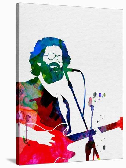 Grateful Dead Watercolor-Lana Feldman-Stretched Canvas