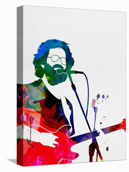 Grateful Dead Watercolor-Lana Feldman-Stretched Canvas