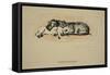 Gratification, 1930, 1st Edition of Sleeping Partners-Cecil Aldin-Framed Stretched Canvas