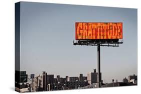 Gratitude Billboard in NYC-null-Stretched Canvas