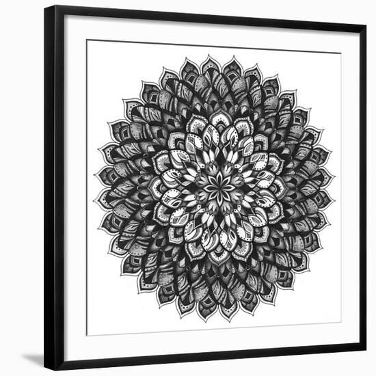 Gratitude Mandala-Nicky Kumar-Framed Giclee Print