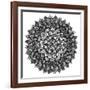 Gratitude Mandala-Nicky Kumar-Framed Giclee Print