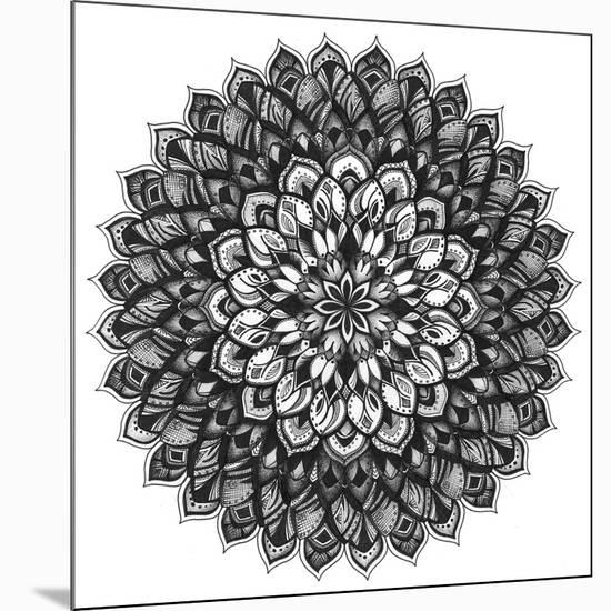 Gratitude Mandala-Nicky Kumar-Mounted Giclee Print