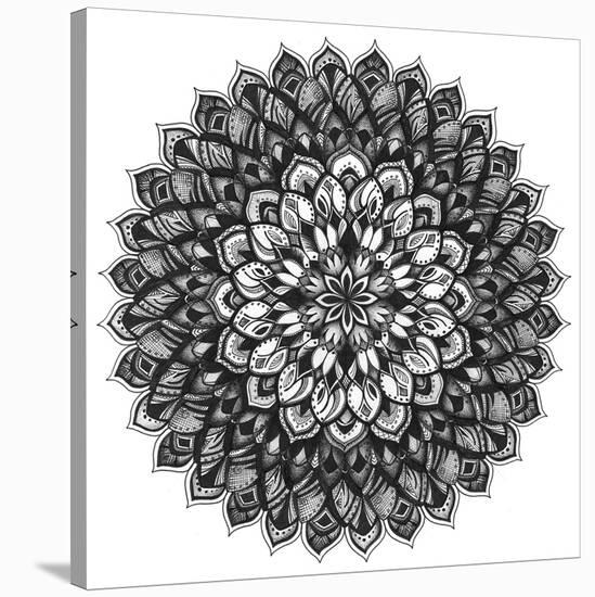 Gratitude Mandala-Nicky Kumar-Stretched Canvas