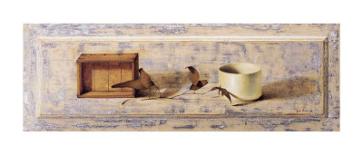 Cup and Box-Grau Verger-Mounted Art Print