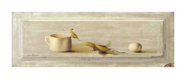 Cup and Egg-Grau Verger-Framed Art Print