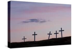 Grave Markers, Seward Peninsula, Alaska-Ken Archer-Stretched Canvas