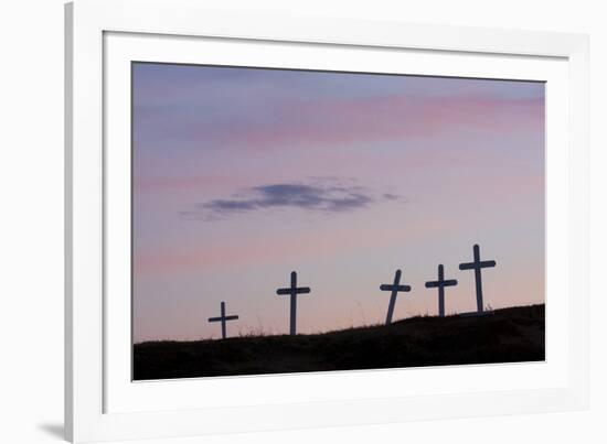 Grave Markers, Seward Peninsula, Alaska-Ken Archer-Framed Photographic Print