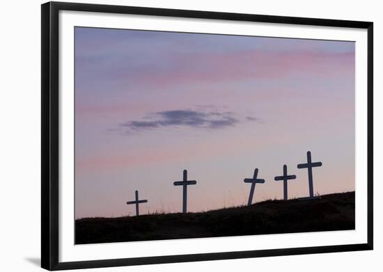 Grave Markers, Seward Peninsula, Alaska-Ken Archer-Framed Photographic Print