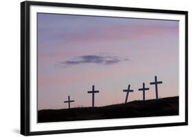 Grave Markers, Seward Peninsula, Alaska-Ken Archer-Framed Photographic Print