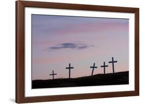 Grave Markers, Seward Peninsula, Alaska-Ken Archer-Framed Photographic Print