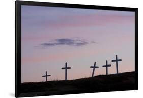 Grave Markers, Seward Peninsula, Alaska-Ken Archer-Framed Photographic Print