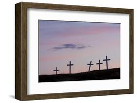 Grave Markers, Seward Peninsula, Alaska-Ken Archer-Framed Photographic Print