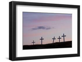 Grave Markers, Seward Peninsula, Alaska-Ken Archer-Framed Photographic Print