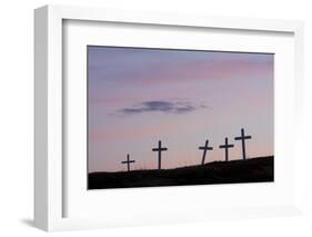 Grave Markers, Seward Peninsula, Alaska-Ken Archer-Framed Photographic Print