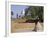 Grave of Al-Mahdi Lies Beneath the Large Mausoleum in Back, His Former Home Is in Foreground, Sudan-Nigel Pavitt-Framed Photographic Print