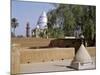 Grave of Al-Mahdi Lies Beneath the Large Mausoleum in Back, His Former Home Is in Foreground, Sudan-Nigel Pavitt-Mounted Photographic Print