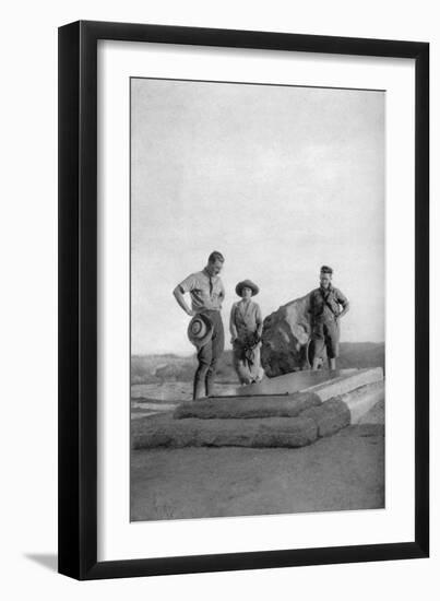 Grave of Cecil Rhodes, British Businessman and Politician in Africa, Southern Rhodesia, 1924-Thomas A Glover-Framed Giclee Print