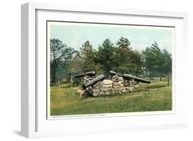 Grave of Miles Standish, Duxbury-null-Framed Art Print