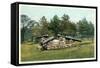 Grave of Miles Standish, Duxbury-null-Framed Stretched Canvas