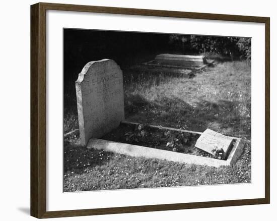 Grave of T.E. Lawrence-null-Framed Photographic Print