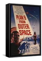 Grave Robbers From Outer Space, 1959, "Plan 9 From Outer Space" Directed by Ed Wood-null-Framed Stretched Canvas
