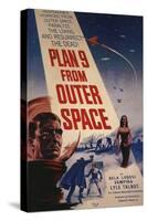 Grave Robbers From Outer Space, 1959, "Plan 9 From Outer Space" Directed by Ed Wood-null-Stretched Canvas