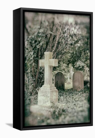 Grave Stones-Tim Kahane-Framed Stretched Canvas