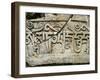 Graved Stone, Tibet-Michael Brown-Framed Photographic Print