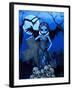 Gravedigger - a Gothic Angel-Jasmine Becket-Griffith-Framed Art Print