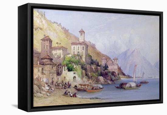 Gravedona, Lake Como, 1895-William Callow-Framed Stretched Canvas