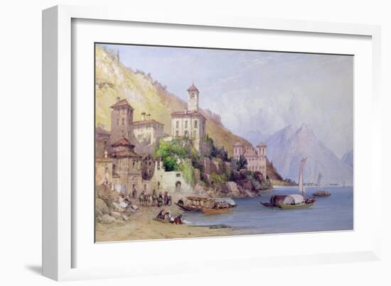 Gravedona, Lake Como, 1895-William Callow-Framed Giclee Print