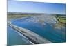 Gravel bar at mouth of Rakaia River, Mid Canterbury, South Island, New Zealand-David Wall-Mounted Photographic Print