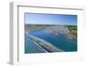 Gravel bar at mouth of Rakaia River, Mid Canterbury, South Island, New Zealand-David Wall-Framed Photographic Print