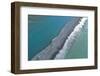 Gravel bar at mouth of Rakaia River, Mid Canterbury, South Island, New Zealand-David Wall-Framed Photographic Print