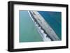 Gravel bar at mouth of Rakaia River, Mid Canterbury, South Island, New Zealand-David Wall-Framed Photographic Print