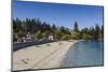 Gravel Beach in Queenstown, Otago, South Island, New Zealand, Pacific-Michael-Mounted Photographic Print